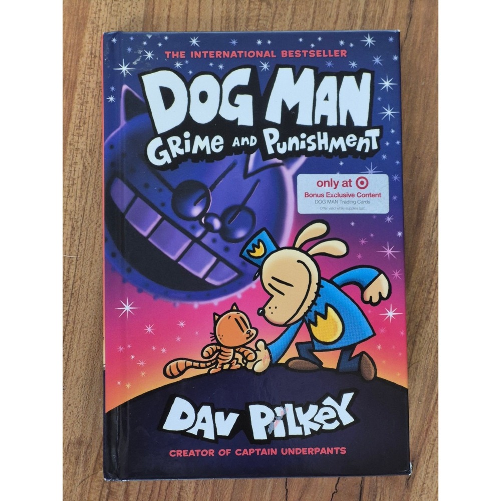 Dog Man 9 Grime and Punishment Dav Pilkey 2020 Hardcover 9781338535624 NO CARDS